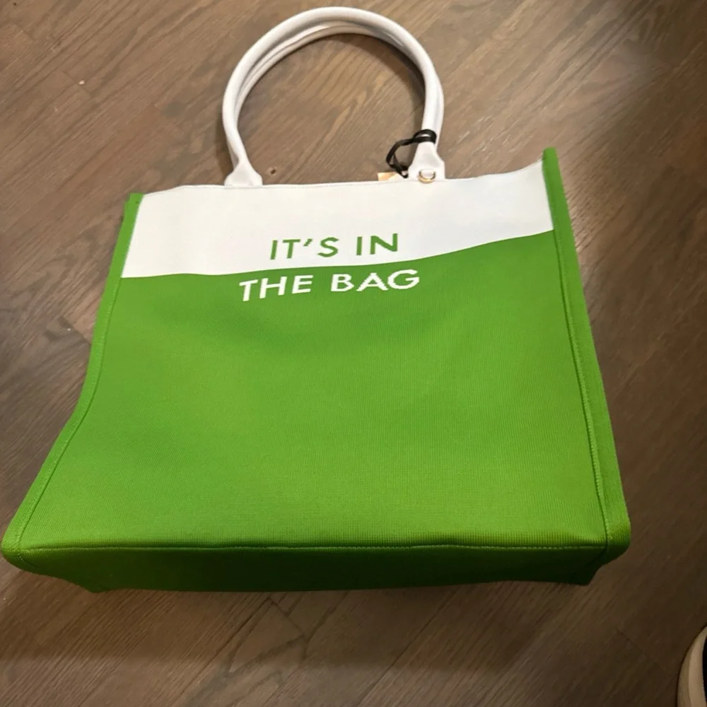 NEW Knit Tote kate spade ny x‎ Target Green/light Blue It's in the Bag; In Hand!